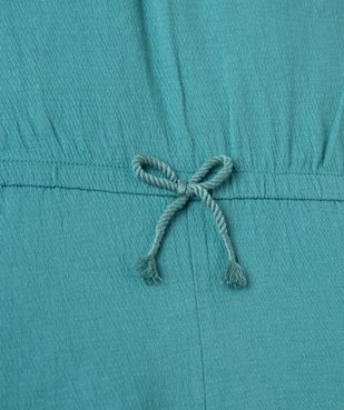 Combishort bébé fille avec volant sur le col vue3 - GEMO(BEBE DEBT) - GEMO
