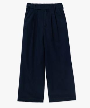 Pantacourt large en twill de coton souple femme - LuluCastagnette vue4 - LULUCASTAGNETTE - GEMO