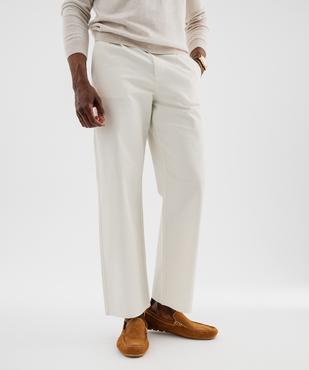 Pantalon chino coupe large homme vue2 - GEMO 4G HOMME - GEMO