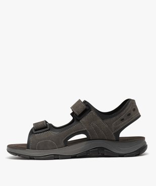 Sandales homme sport unies à scratch vue9 - G'FLEX - GEMO
