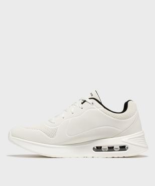 Baskets à lacets Solitair sur semelle à bulle homme - Skechers vue3 - SKECHERS - GEMO