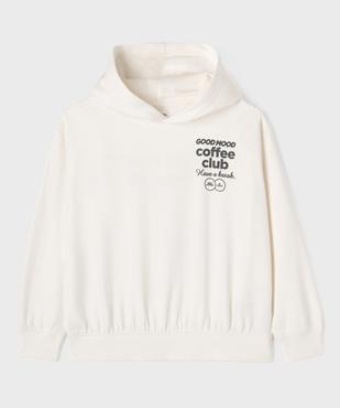 Sweat à capuche loose imprimé devant et dos fille vue3 - GEMO 4G FILLE - GEMO