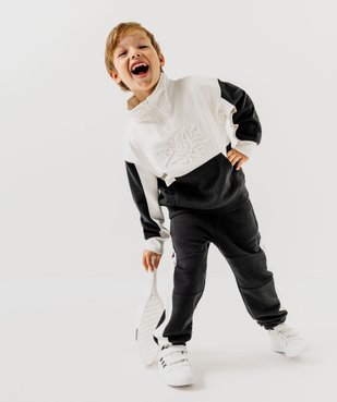 Pantalon de jogging bicolore garçon vue5 - GEMO (ENFANT) - GEMO