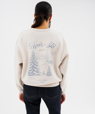 Sweat de Noël femme vue3 - GEMO 4G FEMME - GEMO