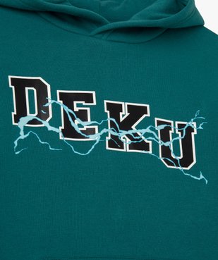 Sweat à capuche avec motif mangapoitrine et dos garçon - My Hero Academia vue2 - MY HERO ACADEMIA - GEMO