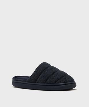 Chaussons mules en textile matelassé homme - Isotoner vue2 - ISOTONER - GEMO