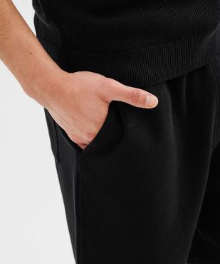 Bermuda en coton nid d'abeille à taille élastiquée homme vue2 - GEMO 4G HOMME - GEMO