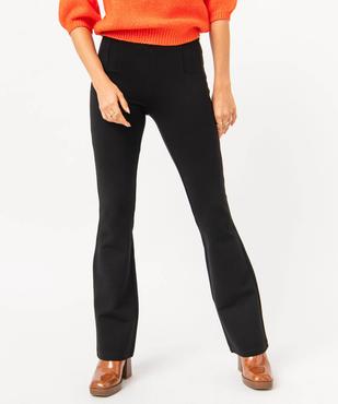 Leggings coupe flare avec surpiqûres sur les hanches femme vue2 - GEMO(FEMME PAP) - GEMO