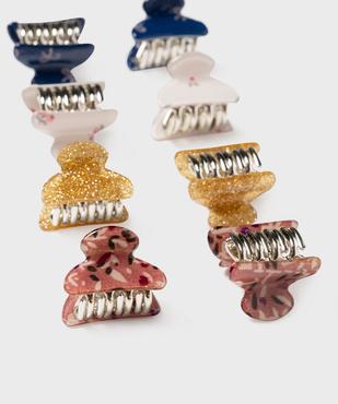 Pinces crabes pour les cheveux fille (lot de 8) vue2 - GEMO (ACCESS) - GEMO