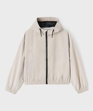 Blouson imperméable à capuche fille  vue1 - GEMO (JUNIOR) - GEMO