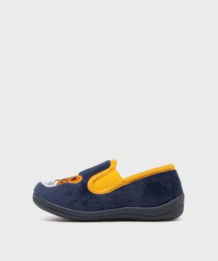 Chaussons en velours forme pantoufles imprimés garçon vue3 - GEMO (ENFANT) - GEMO