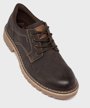 Derbies casual à semelle crantée homme - Relife vue5 - RELIFE - GEMO