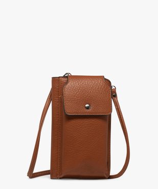 Pochette téléphone métallisée 2 en 1 femme vue1 - GEMO (ACCESS) - GEMO