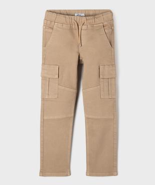 Pantalon cargo résistant à taille réglable garçon vue1 - GEMO (ENFANT) - GEMO