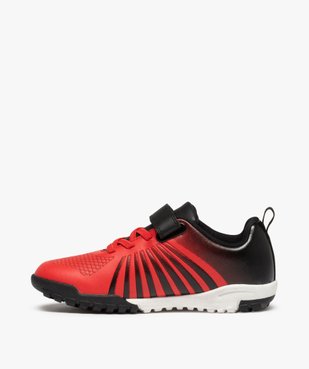 Baskets garçon style chaussures de foot bicolores à scratch vue3 - GEMO (ENFANT) - GEMO
