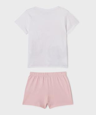 Pyjashort bicolore à motif Stitch et Angel fille - Disney vue5 - LILO & STITCH - GEMO