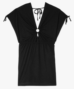 Robe de plage femme à double décolleté en V vue4 - GEMO (PLAGE) - GEMO