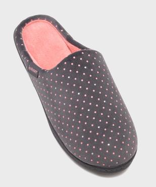 Chaussons mules compensés femme - Isotoner vue5 - ISOTONER - GEMO