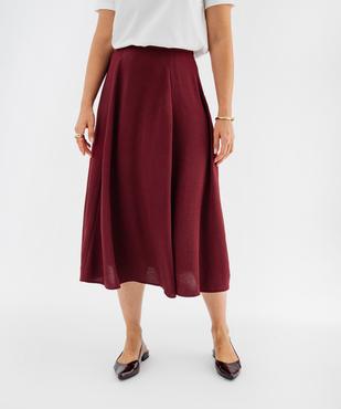 Jupe longue fluide femme vue3 - GEMO(FEMME PAP) - GEMO