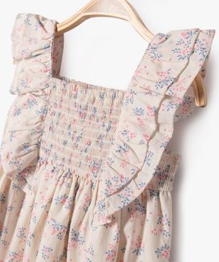 Robe sans manches à motifs fleuris bébé fille - LuluCastagnette vue2 - LULUCASTAGNETTE - GEMO
