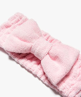 Bandeau de maquillage femme en éponge avec noeud  vue2 - GEMO (ACCESS) - GEMO