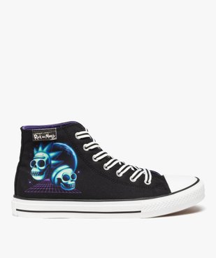 Baskets homme en toile montante Rick and Morty  vue2 - RICK ET MORTY - GEMO