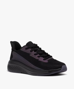 Baskets homme running en mesh avec détails irisés  vue2 - GEMO (SPORTSWR) - GEMO