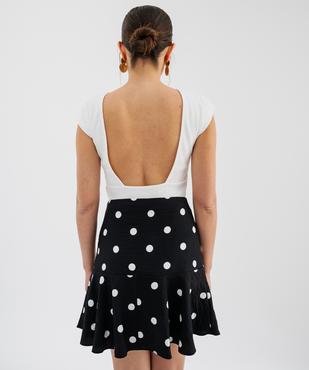 Body sans manches grand décolleté carré au dos femme vue4 - GEMO(FEMME PAP) - GEMO