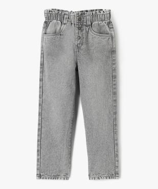 Jean slouchy à taille haute ajustable fille vue2 - GEMO (ENFANT) - GEMO