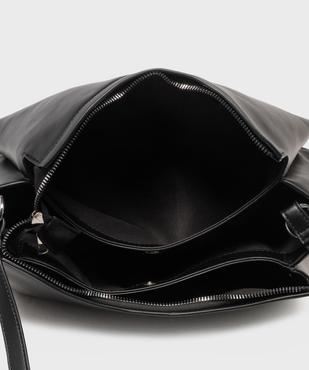 Sac 3 soufflets à bandoulière uni femme vue3 - GEMO (ACCESS) - GEMO