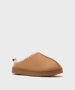 Chaussons mules avec doublure chaude et semelle légère fille  vue2 - GEMO (ENFANT) - GEMO