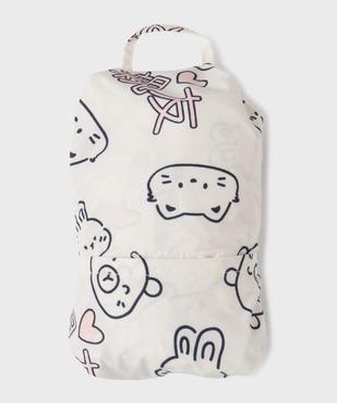 Coupe-vent à capuche déperlant facile à ranger fille vue5 - GEMO (ENFANT) - GEMO