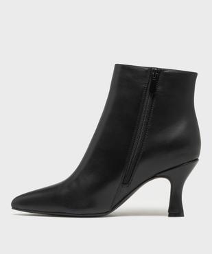 Bottines à talon fin et bout pointu femme - Follow Me vue3 - FOLLOW ME G4G - GEMO