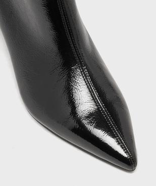 Bottines vernies à bout pointu et talon fin femme - Follow Me vue6 - FOLLOW ME - GEMO