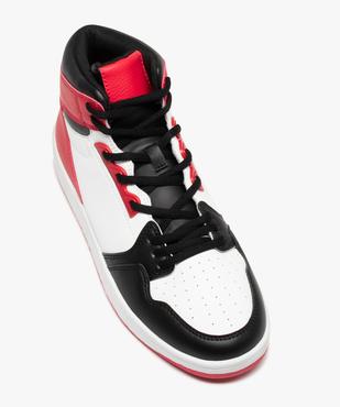 Baskets homme mid-cut colorées style rétro vue6 - GEMO 4G HOMME - GEMO