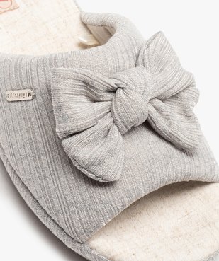 Chaussons mules plats avec noeud femme - Beppi vue6 - BEPPI - GEMO