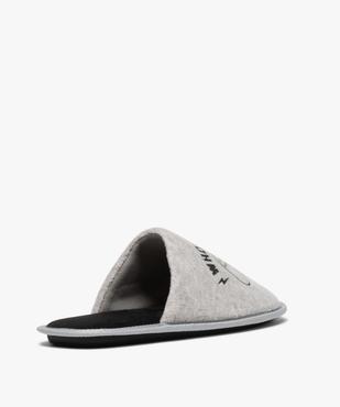 Chaussons homme mules en velours spécial gamer vue4 - GEMO(HOMWR HOM) - GEMO