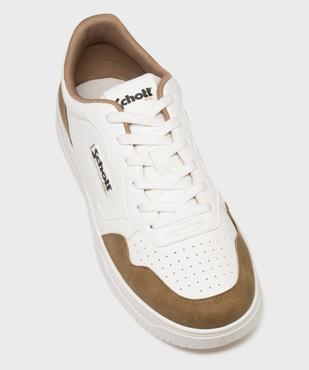 Baskets basses bicolores homme - Schott vue5 - SCHOTT - GEMO