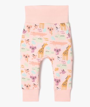 Pantalon en maille imprimé évolutif bébé vue4 - GEMO(BB COUCHE) - GEMO