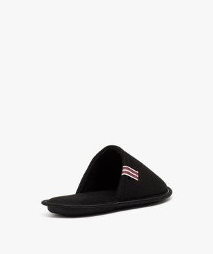 Chaussons homme mules confort unies en tissu côtelé vue4 - GEMO(HOMWR HOM) - GEMO