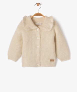 Gilet en maille scintillante bébé fille - LuluCastagnette vue1 - LULUCASTAGNETTE - GEMO