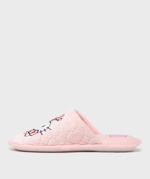 Chaussons mules en velours femme - Hello Kitty vue3 - HELLO KITTY - GEMO