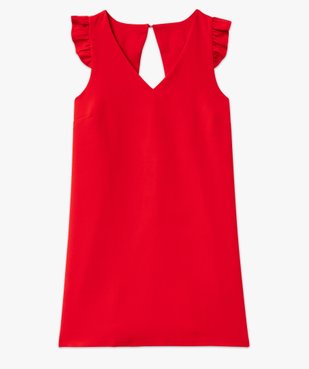 Robe sans manches à volants et dos ouvert femme vue4 - GEMO(FEMME PAP) - GEMO