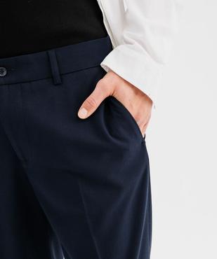 Pantalon de costume en viscose texturée homme vue6 - GEMO 4G HOMME - GEMO