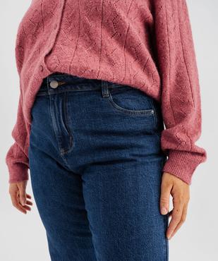 Jean Straight en coton stretch avec taille ajustable femme grande taille vue2 - GEMO 4G GT - GEMO