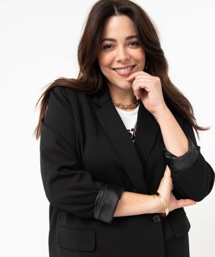 Veste de costume femme grande taille vue2 - GEMO (G TAILLE) - GEMO