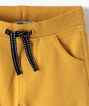 Short bébé garçon confortable en jersey à taille élastiquée vue2 - GEMO 4G BEBE - GEMO