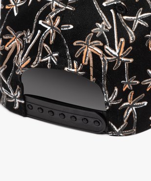 Casquette fille avec motifs palmiers et visière à paillettes vue2 - GEMO (JUNIOR) - GEMO
