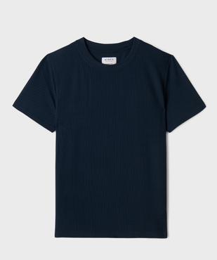 Tee-shirt col rond uni homme - Nines vue1 - NINES - GEMO