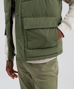 Doudoune sans manches à col montant homme vue3 - GEMO 4G HOMME - GEMO